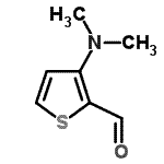CAS#: 230972-06-2， 3-(Dimethylamino)-2-Thiophenecarbaldehyde