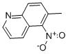 structure of CAS# 23141-61-9, 6-Methyl-5-Nitro-Quinoline;6-Methyl-5-Nitro-Quinoline;Mls000584303;Smr000203466
