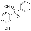structure of CAS# 23156-75-4, 2-(Phenylsulfonyl)-1,4-Benzenediol;2-Phenylsulfonylhydroquinone;Oprea1_037423;Zinc00036686