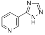 结构式 CAS# 23195-63-3, 3-(3-吡啶基)-1H-1,2,4-三唑