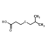 CAS#: 23246-19-7， 3-(Isobutylsulfanyl)Propanoic Acid