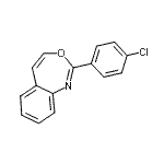 CAS#: 23246-32-4， 2-(4-Chlorophenyl)-3,1-Benzoxazepine