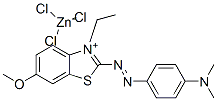CAS#: 23408-72-2， 2-[[4-(Dimethylamino)Phenyl]Azo]-3-Ethyl-6-Methoxybenzothiazolium Trichlorozincate