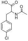 structure of CAS# 23434-92-6, N-Acetyl-4-chlorophenylalanine;2-Acetamido-3-(4-Chlorophenyl)Propionic Acid;Ux00004699;N-Acetyl-4-Chlorotyrosine