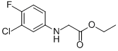 structure of CAS# 2344-98-1, Ethyl 2-[(3-Chloro-4-Fluorophenyl)Amino]Acetate;Ethyl 2-[(3-Chloro-4-Fluoro-Phenyl)Amino]Acetate;2-[(3-Chloro-4-Fluorophenyl)Amino]Acetic Acid Ethyl Ester;2-[(3-Chloro-4-Fluoro-Phenyl)Amino]Acetic Acid Ethyl Ester