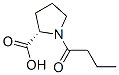 structure of CAS# 23500-13-2, 1-(1-Oxobutyl)-L-Proline;1-(1-Oxobutyl)-2-Pyrrolidinecarboxylic Acid;1-Butyrylproline;1-(1-Oxobutyl)-L-Proline