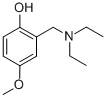 CAS#: 23562-78-9， 2-(Diethylaminomethyl)-4-Methoxy-Phenol