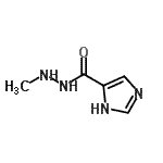 CAS 登录号：23584-99-8， N'-甲基-1H-咪唑-4-甲酰肼