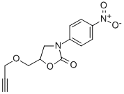 CAS#: 23598-64-3， 3-(4-Nitrophenyl)-5-[(2-Propynyloxy)Methyl]-2-Oxazolidinone