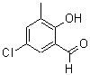 structure of CAS# 23602-63-3, 5-Chloro-2-Hydroxy-3-Methylbenzaldehyde;5-Chloro-2-Hydroxy-3-Methylbenzaldehyde 98%;5-Chloro-2-Hydroxy-3-Methylbenzaldehyde98%;5-CHLORO-2-HYDROXY-3-METHYLBENZALDEHYDE