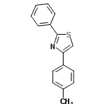 CAS#: 2362-58-5， 4-(4-Methylphenyl)-2-Phenyl-1,3-Thiazole