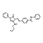 CAS#: 23622-57-3， Ethyl 5-Oxo-1-Phenyl-4-{[4-(Phenylcarbamoyl)Phenyl]Diazenyl}-4,5-Dihydro-1H-Pyrazole-3-Carboxylate