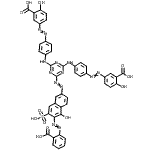 CAS#: 23639-64-7， 5-[4-[[4-[4-(3-Carboxy-4-Hydroxy-Phenyl)Azoanilino]-6-[[6-(2-Carboxyphenyl)Azo-5-Hydroxy-7-Sulfo-2-Naphthyl]Azo]-1,3,5-Triazin-2-Yl]Amino]Phenyl]Azo-2-Hydroxy-Benzoic Acid