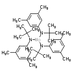 结构式 CAS# 236740-70-8, 钼(3+)三[(3,5-二甲基苯基)(2-甲基-2-丙基)亚胺]