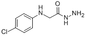 structure of CAS# 2371-31-5, 2-[(4-Chlorophenyl)Amino]Acetohydrazide;2-[(4-Chlorophenyl)Amino]Ethanehydrazide;Nsc190329;Oprea1_193396