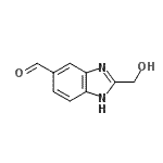 CAS 登录号：237429-62-8， 2-(羟基甲基)-1H-苯并咪唑-5-甲醛