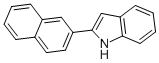 structure of CAS# 23746-81-8, 2-(2-Naphthyl)Indole;2-(2-Naphthyl)-1H-Indole;Maybridge1_005904;Nsc101079