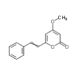 CAS#: 23768-64-1， 4-Methoxy-6-(2-Phenylvinyl)-2H-Pyran-2-One