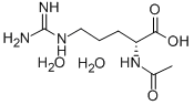 structure of CAS# 2389-86-8, (2R)-2-Acetamido-5-(Diaminomethylideneazaniumyl)Pentanoate;(2R)-2-Acetamido-5-(Diaminomethyleneazaniumyl)Pentanoate;(2R)-2-Acetamido-5-(Diaminomethyleneazaniumyl)Valerate;Zinc02169795