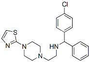 CAS#: 23892-32-2， N-[(4-Chlorophenyl)Phenylmethyl]-4-(2-Thiazolyl)-1-Piperazineethanamine