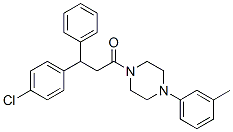 CAS#: 23904-88-3， 3-(4-Chlorophenyl)-3-Phenyl-1-[4-(m-Tolyl)-1-Piperazinyl]-1-Propanone