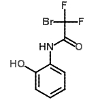 structure of CAS# 239136-81-3, 2-Bromo-2,2-Difluoro-N-(2-Hydroxyphenyl)Acetamide;2-Bromo-2,2-difluoro-N-(2-hydroxyphenyl)acetamide;MFCD11035865