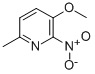 structure of CAS# 24015-98-3, 3-Methoxy-6-Methyl-2-Nitro-Pyridine;3-Methoxy-6-Methyl-2-Nitropyridine;3-Methoxy-2-Nitro-6-Picoline