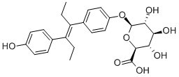 CAS#: 2408-40-4， (2S,3S,4S,5R)-3,4,5-Trihydroxy-6-[4-[(E)-4-(4-Hydroxyphenyl)Hex-3-En-3-Yl]Phenoxy]Oxane-2-Carboxylic Acid