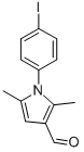 结构式 CAS# 241488-81-3, 1-(4-碘-苯基)-2,5-二甲基-1H-吡咯-3-甲醛
