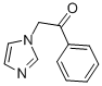 structure of CAS# 24155-34-8, 1-Phenacyl-1H-Imidazole;2-Imidazol-1-Yl-1-Phenyl-Ethanone;2-(1-Imidazolyl)-1-Phenylethanone;2-(1-Imidazolyl)Acetophenone