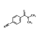 structure of CAS# 24167-50-8, 4-Cyano-N,N-Dimethylbenzamide;MFCD07186293