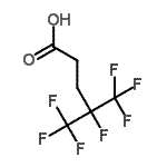 structure of CAS# 243139-62-0, 4,5,5,5-Tetrafluoro-4-(Trifluoromethyl)Pentanoic Acid;4,5,5,5-Tetrafluoro-4-(trifluoromethyl)-pentanoic acid;4,5,5,5-Tetrafluoro-4-(trifluoromethyl)pentanoic acid 97%;4,5,5,5-TETRAFLUORO-4-(TRIFLUOROMETHYL)PENTANOICACID