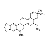 CAS#: 24340-62-3， 6-Methoxy-3-(6-Methoxy-1,3-Benzodioxol-5-Yl)-8,8-Dimethyl-4H,8H-Pyrano[2,3-f]Chromen-4-One