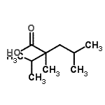 CAS#: 24353-77-3， 2-Isopropyl-2,4-Dimethylpentanoic Acid