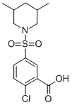 CAS#: 24358-29-0， 2-Chloro-5-(3,5-Dimethylpiperidinosulphonyl)Benzoic Acid