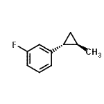 CAS#: 243665-07-8， 1-Fluoro-3-[(1R,2R)-2-Methylcyclopropyl]Benzene
