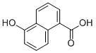 structure of CAS# 2437-16-3, 5-Hydroxynaphthalene-1-Carboxylic Acid;5-Hydroxy-1-Naphthalenecarboxylic Acid;5-Hydroxy-1-Naphthoic Acid;Aids-018044