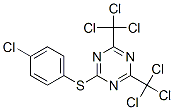 CAS#: 24478-08-8， 2-[(4-Chlorophenyl)Thio]-4,6-Bis(Trichloromethyl)-1,3,5-Triazine