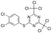 CAS 登录号：24478-10-2， 2-[(3,4-二氯苯基)硫代]-4,6-二(三氯甲基)-1,3,5-三嗪