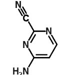structure of CAS# 245321-46-4, 4-Amino-2-Pyrimidinecarbonitrile;4-Amino-2-pyrimidinecarbonitrile;4-Aminopyrimidine-2-carbonitrile