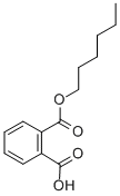 结构式 CAS# 24539-57-9, 邻苯二甲酸单己基酯