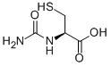 结构式 CAS# 24583-23-1, N-(氨基羰基)-L-半胱氨酸