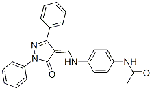 CAS#: 24664-64-0， 4'-[[(1,3-Diphenyl-5-Oxo-2-Pyrazolin-4-Ylidene)Methyl]Amino]Acetanilide
