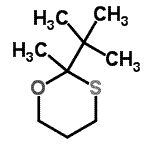 CAS#: 24699-60-3， 2-Methyl-2-(2-Methyl-2-Propanyl)-1,3-Oxathiane