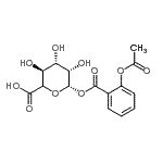 CAS#: 24719-72-0， (5xi)-1-O-(2-Acetoxybenzoyl)-beta-D-lyxo-hexopyranuronic acid