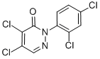 结构式 CAS# 24725-65-3, 4,5-二氯-2-(2,4-二氯苯基)-3(2H)-哒嗪酮