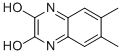 structure of CAS# 2474-50-2, 1,4-Dihydro-6,7-Dimethyl-2,3-Quinoxalinedione;6,7-Dimethyl-1,4-Dihydroquinoxaline-2,3-Quinone;Ag-690/11350455;Eu-0048704