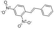 structure of CAS# 2486-13-7, 2,4-Dinitro-1-(2-Phenylethenyl)Benzene;2,4-Dinitro-1-[(E)-2-Phenylethenyl]Benzene;2,4-Dinitro-1-(2-Phenylvinyl)Benzene;2,4-Dinitro-1-[(E)-2-Phenylvinyl]Benzene
