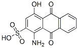 CAS 登录号：24929-02-0， 1-氨基-9,10-二氢-4-羟基-9,10-二氧代蒽-2-磺酸