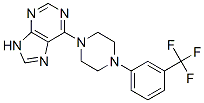 CAS#: 24932-89-6， 6-[4-[3-(Trifluoromethyl)Phenyl]-1-Piperazinyl]-9H-Purine